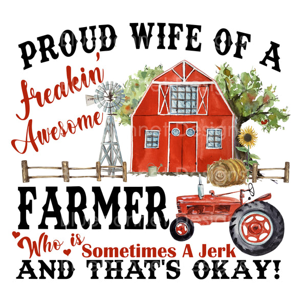 Proud wife of a farmer