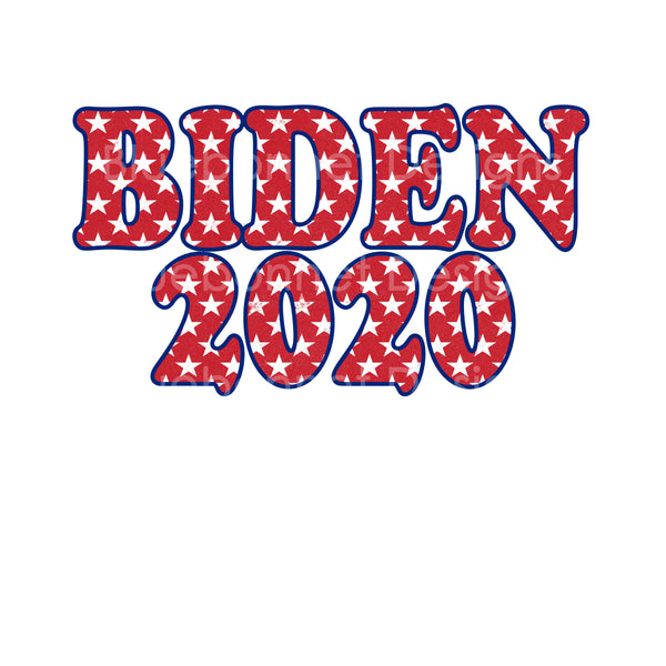 Biden 2020 red stars