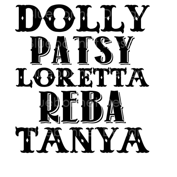 Dolly patsy loretta reba tanya