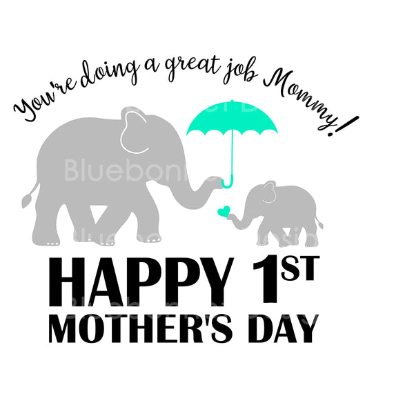 Elephant first mother's day