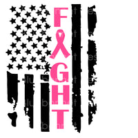 FIGHT BREAST CANCER FLAG