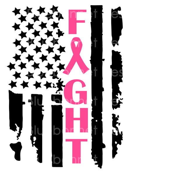 FIGHT BREAST CANCER FLAG