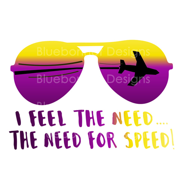 I feel the need for speed jet glasses