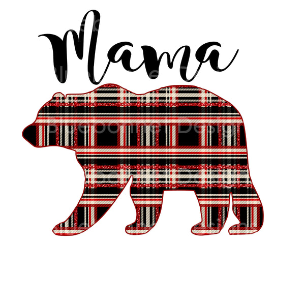 Mama bear plaid