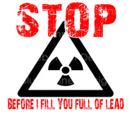 RADIATION fill you full of lead