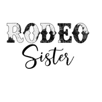 Rodeo sister cowprint