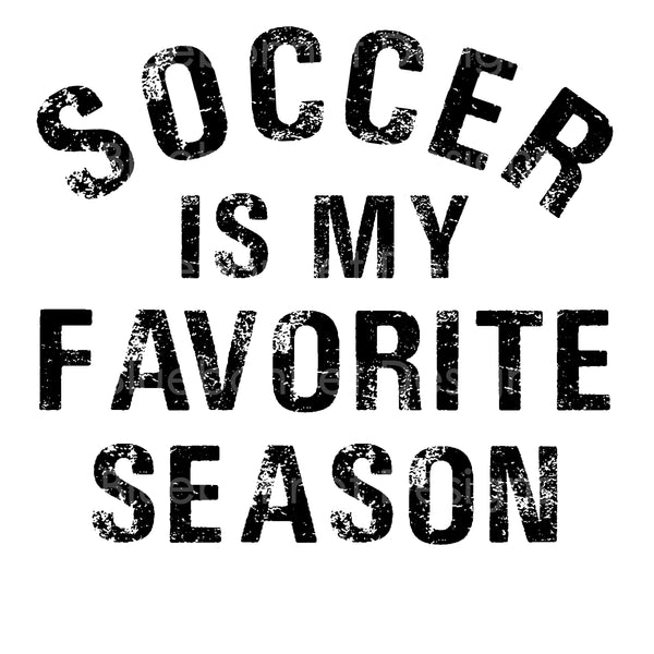 Soccer is my favorite season