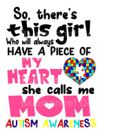 Autism this girl she calls me mom