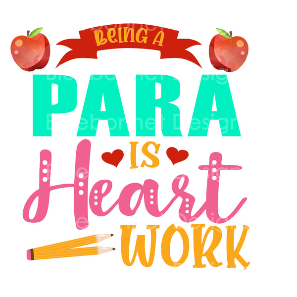 Being a para is heart work