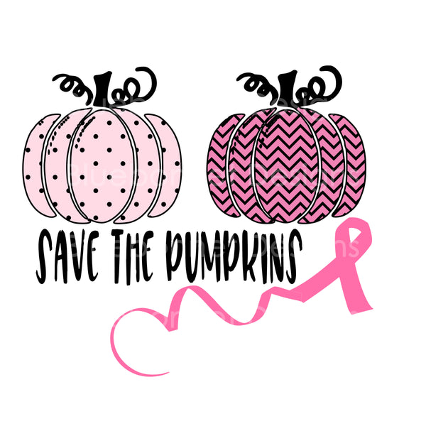 Breast cancer save the pumpkins