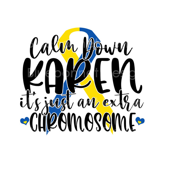 Calm dowm extra chromosome