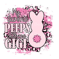 Favorite peeps call me GIGI
