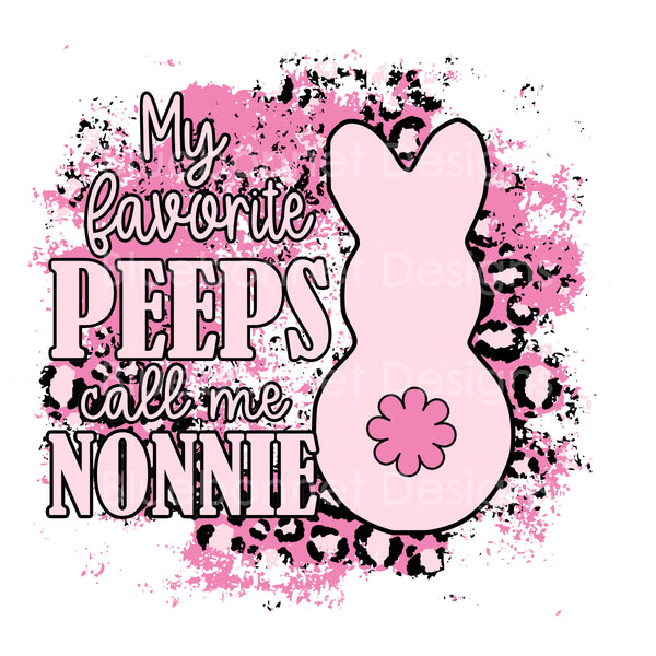 Favorite peeps call me nonnie