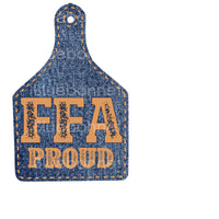 Ffa proud cow tag without sunflower