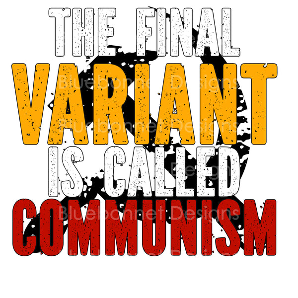 Final variant is called communism