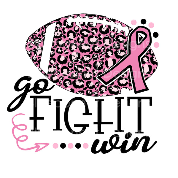 Football go fight win breast cancer