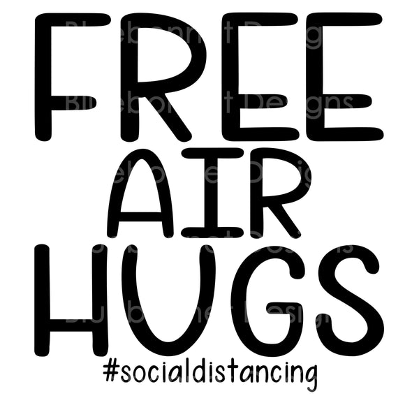 Free air hugs social distancing