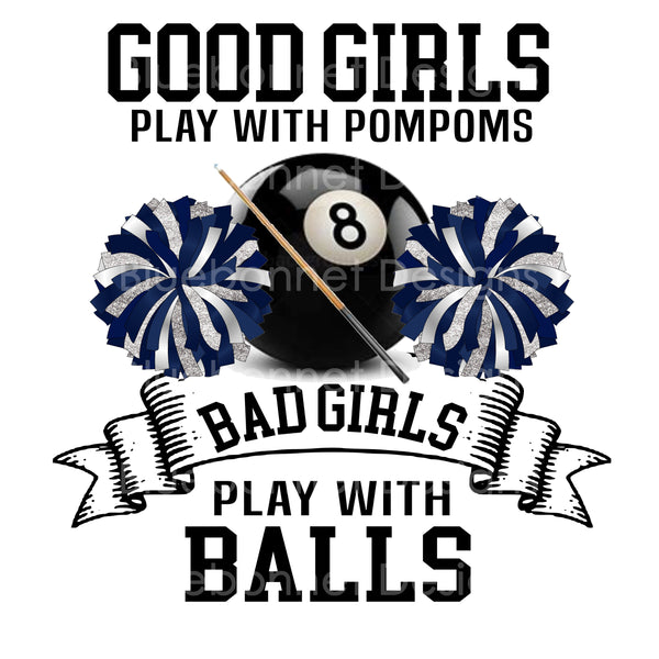 Good girls play with pompoms