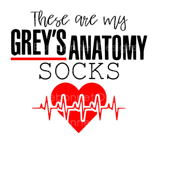 Greys anatomy socks