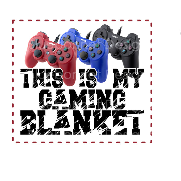 Guys gaming blanket