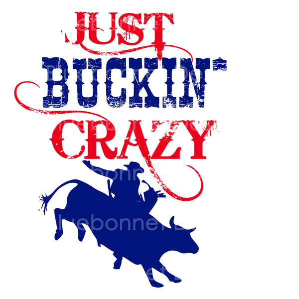 Just bucking crazy bull rider