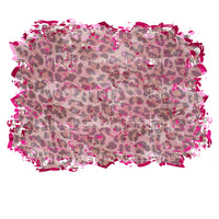 Leopard pink background