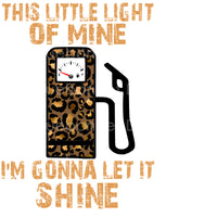 Little light of mine gas pump leopard GRUNGE