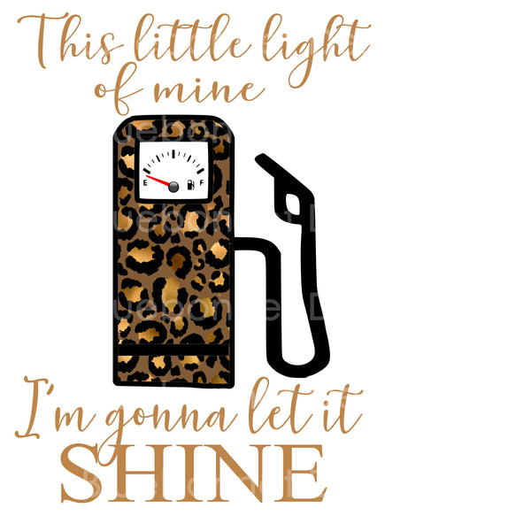 Little light of mine gas pump leopard