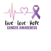 Live love hope cancer awareness