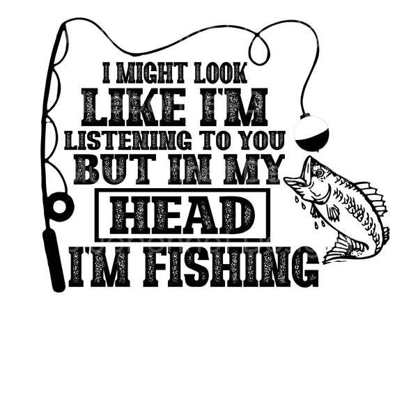 Might look like listening in head fishing