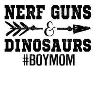 Nerf guns and dinosaurs