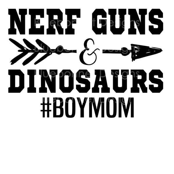 Nerf guns and dinosaurs
