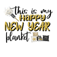 New Year blanket