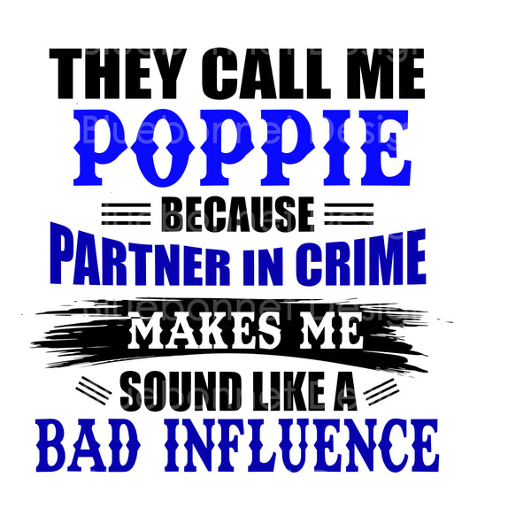 Poppie partner in crime