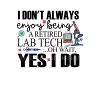 Retired lab tech
