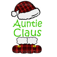 Santa hat boots auntie claus