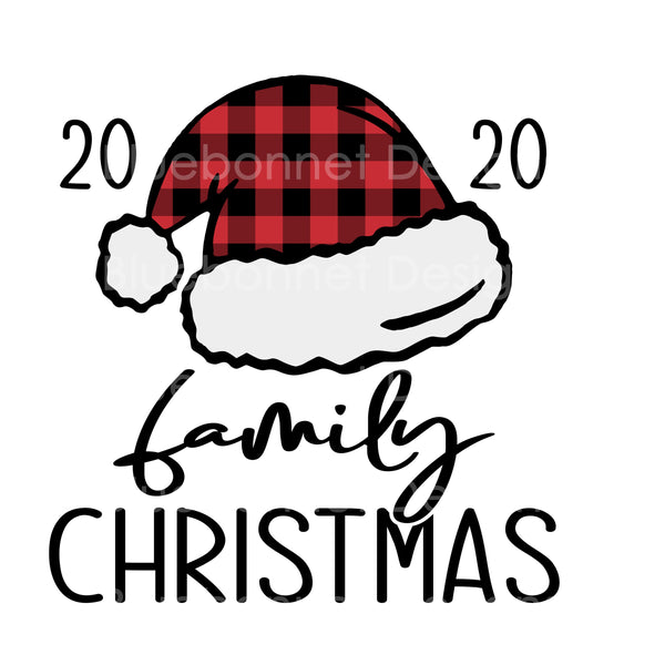 Santa hat family christmas