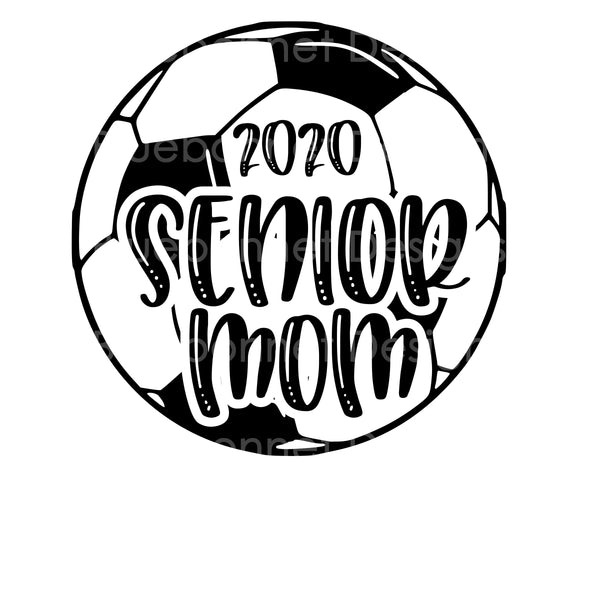 Senior mom soccer ball