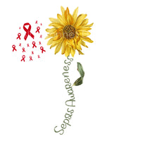 Sepsis awareness sunflower