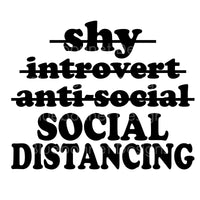 Shy introverted social distancing