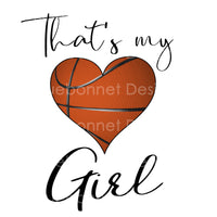 That's my girl basketball heart
