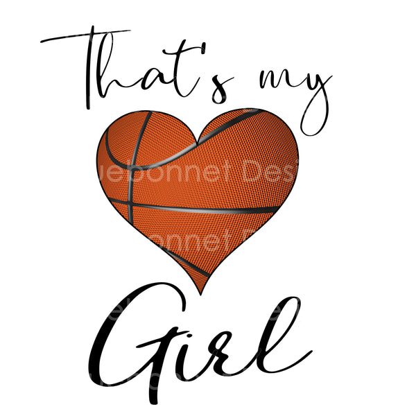 That's my girl basketball heart
