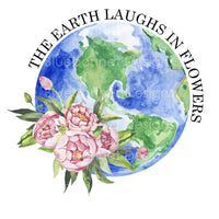 The Earth laughs in flowers
