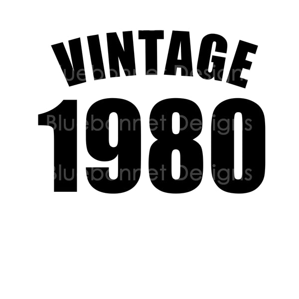 Vintage 1980