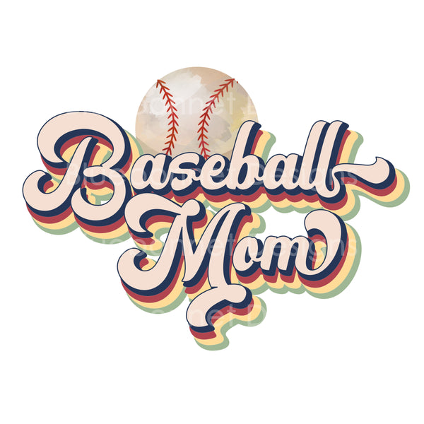 Vintage baseball mom
