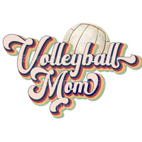 Vintage volleyball mom