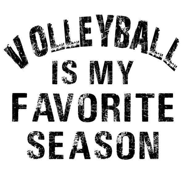 Volleyball is my favorite season