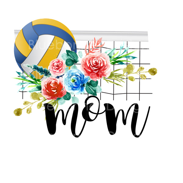 Volleyball net floral mom