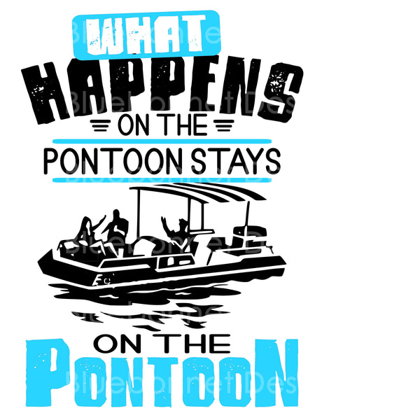 What happens on the pontoon