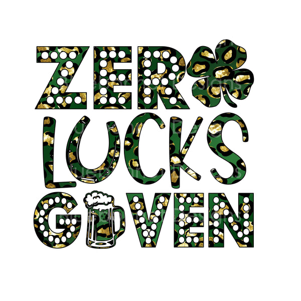Zero lucks given green leopard